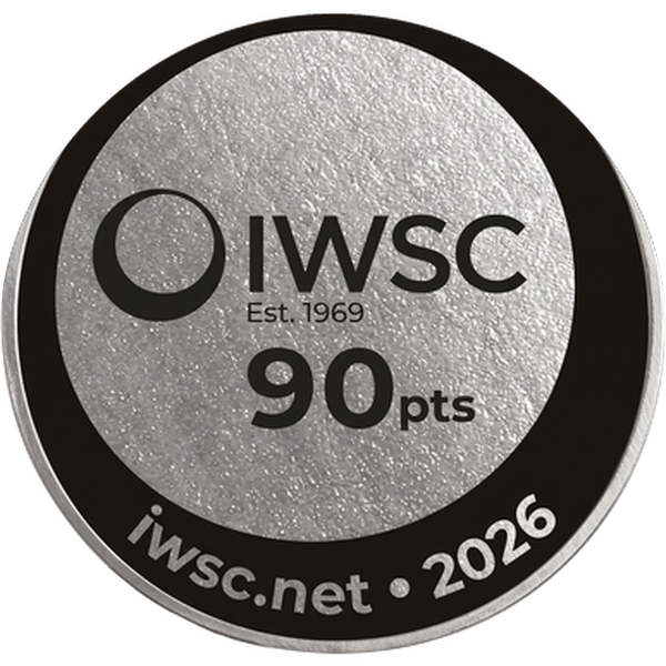 Silver, 90 pts medal, International Wine & Spirits Competition 2026